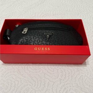 Guess Black Monogram Belt Bag